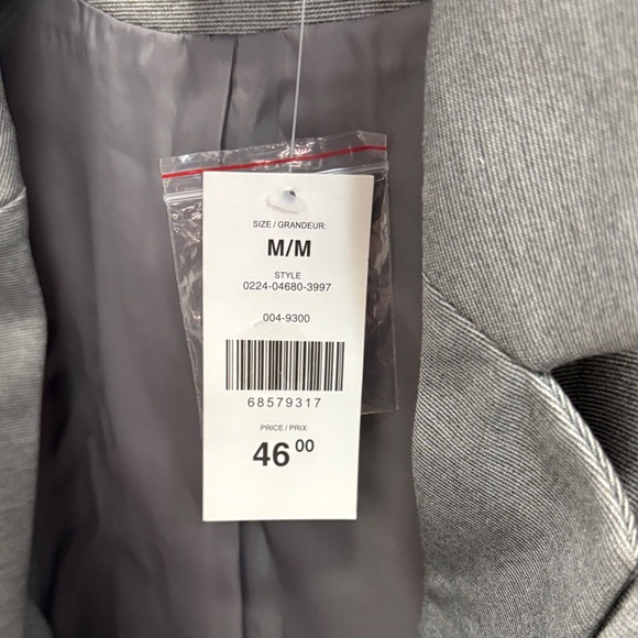 Suzy Shier Light Gray Women's Blazer - Picture 3 of 3